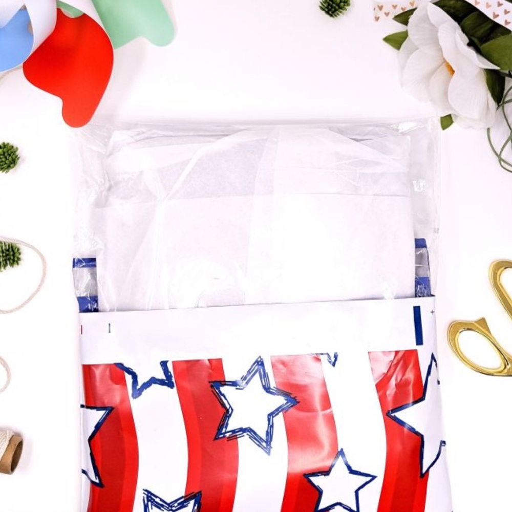 50 10X13 Stars Flag Mailers CLEARANCE - Picture 6 of 7